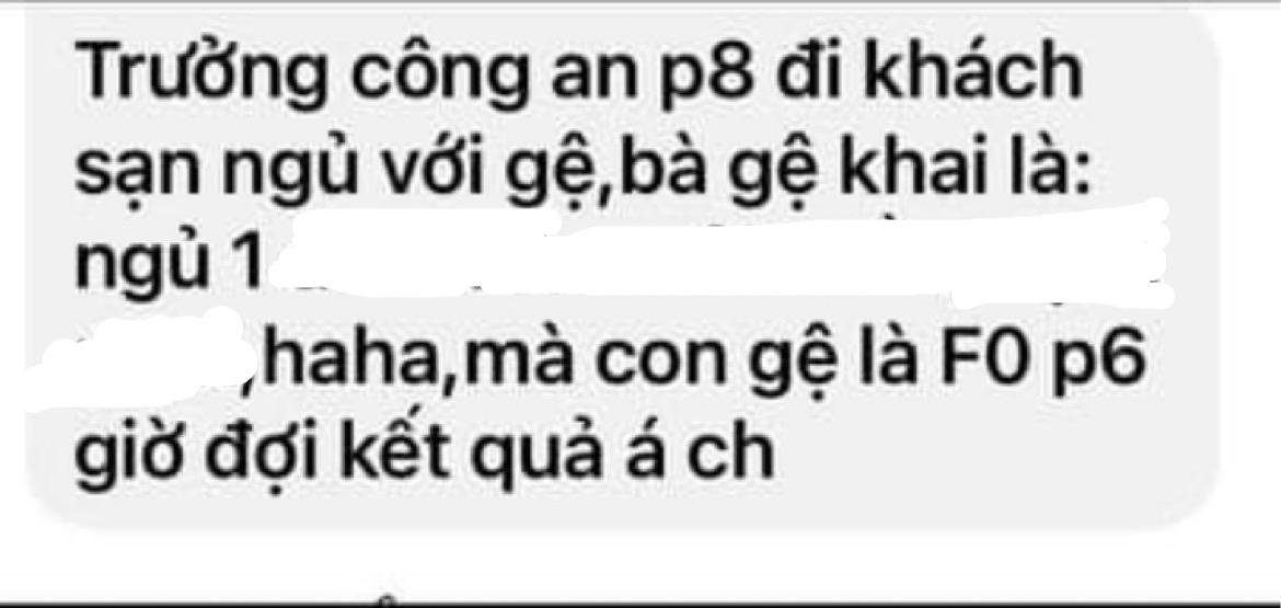 Cà Mau: Trưởng Công an phường đi khách sạn với một nữ F0 Covid-19 là tin thất thiệt - Ảnh 1.