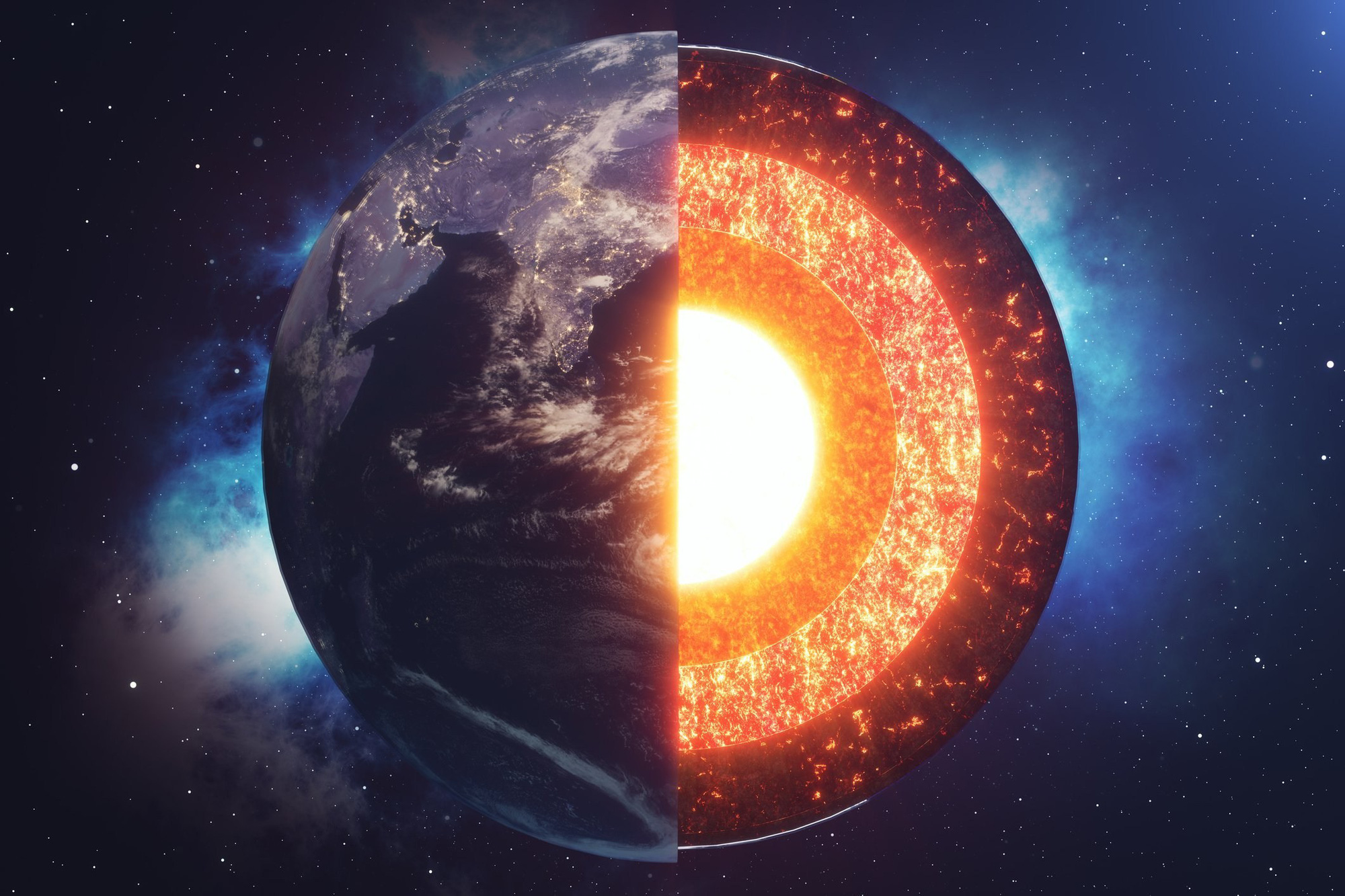 Các nhà khoa học phát hiện một 'thế giới ngầm' bên trong lõi Trái đất - Ảnh 1.