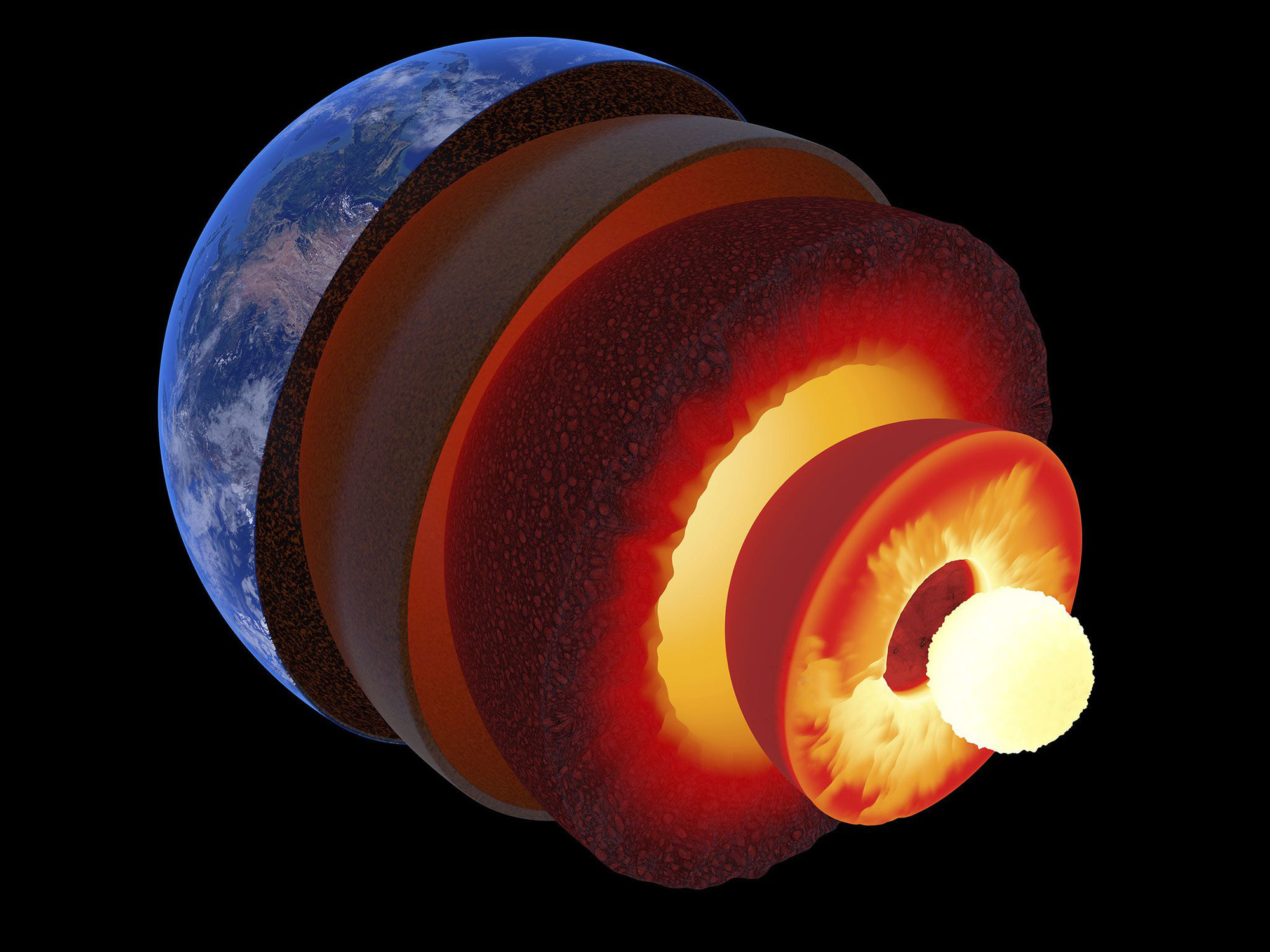 Các nhà khoa học phát hiện một 'thế giới ngầm' bên trong lõi Trái đất - Ảnh 2.