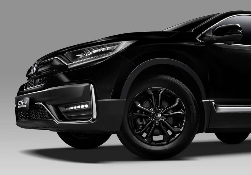 Honda Malaysia đã giới thiệu CR-V Black Edition tại quốc gia này với vẻ ngoài tuyệt đẹp. Ảnh:@Paultan.