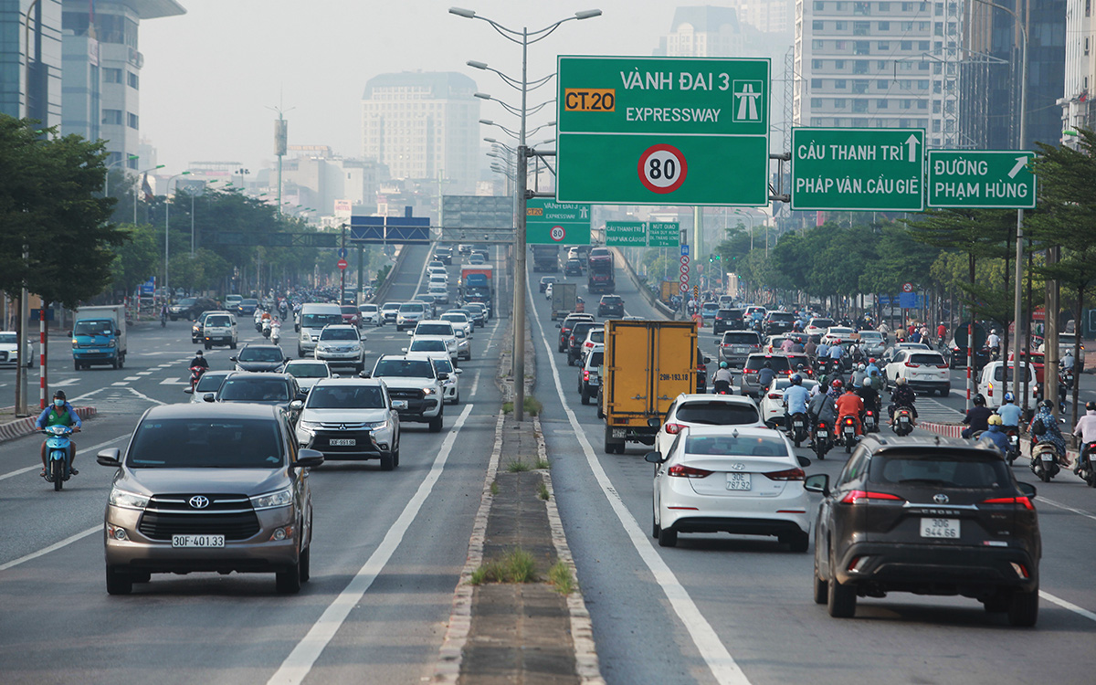 Thu phí phương tiện vào nội đô Hà Nội, mức cao nhất 60.000 đồng/lượt