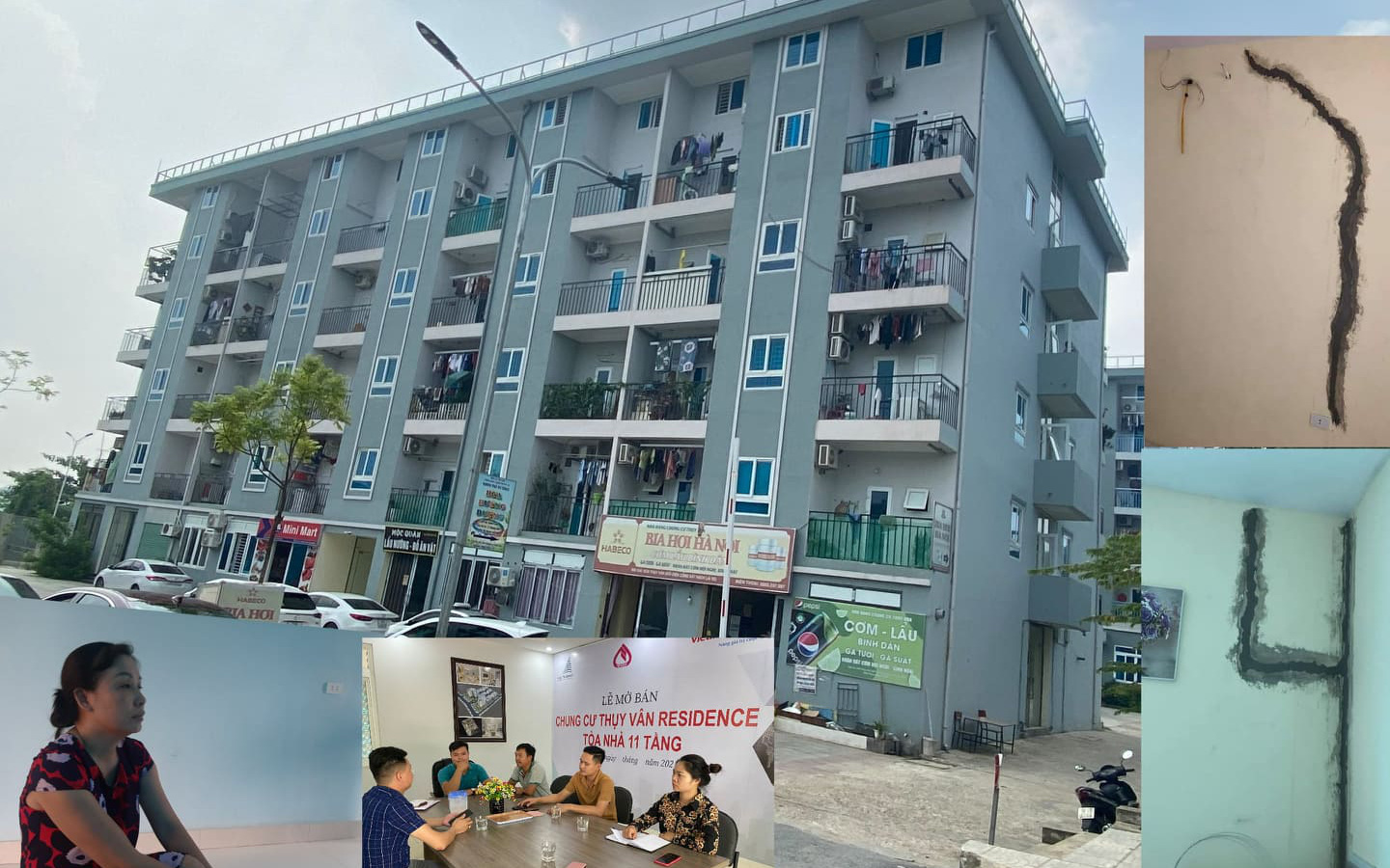 Phú Thọ: Hàng trăm cư dân sống bất an trong chung cư Thụy Vân