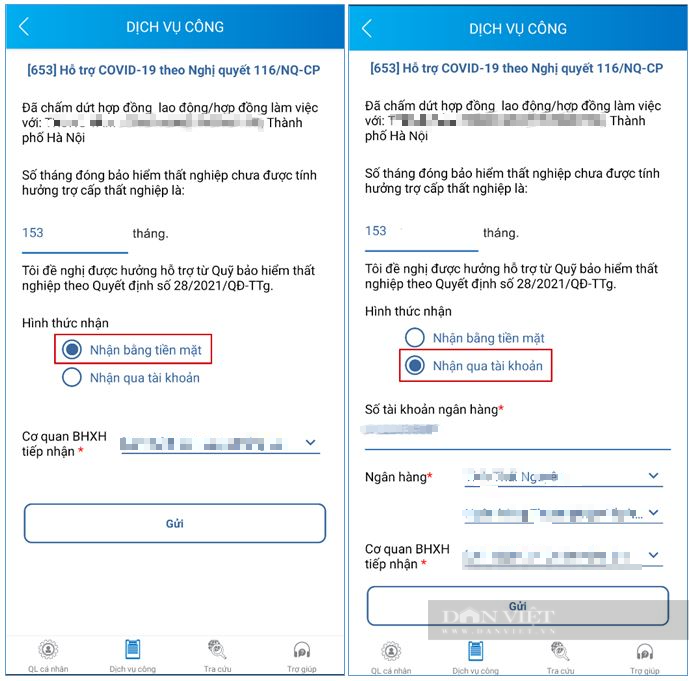 Cách đăng ký nhận hỗ trợ do Covid -19 theo Nghị quyết 116 qua VssID - Ảnh 3.