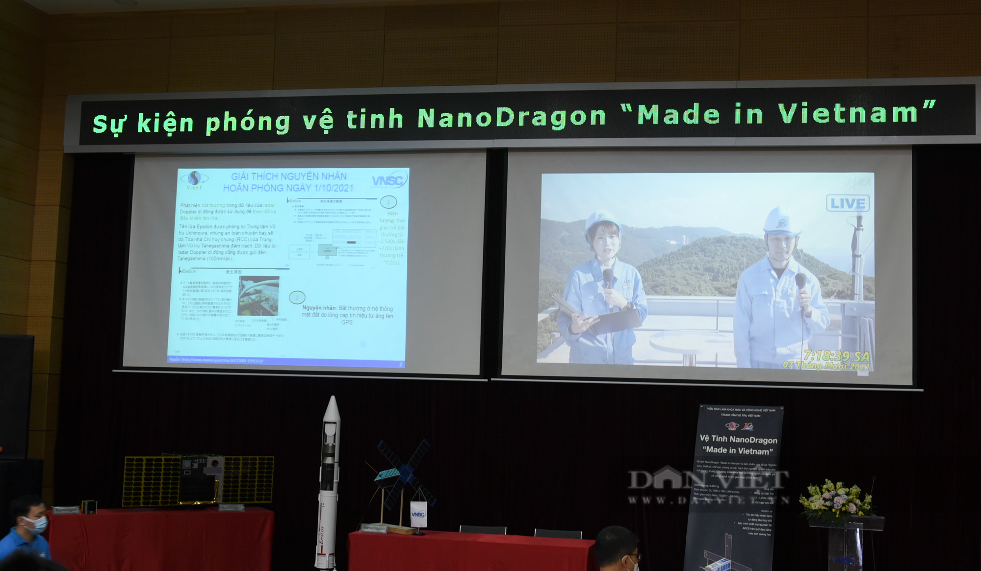 Lần thứ 2 tạm hoãn phóng tên lửa mang vệ tinh NanoDragon &quot;Made in Việt Nam&quot; vào quỹ đạo - Ảnh 1.