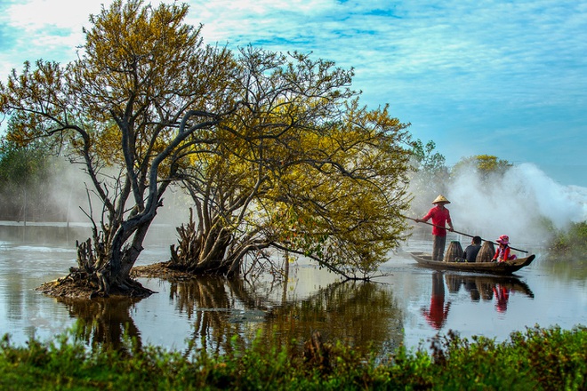 Đẹp nao lòng mùa thu tại rừng nước mặn chuyển màu lạ kỳ xứ Huế - Ảnh 6.