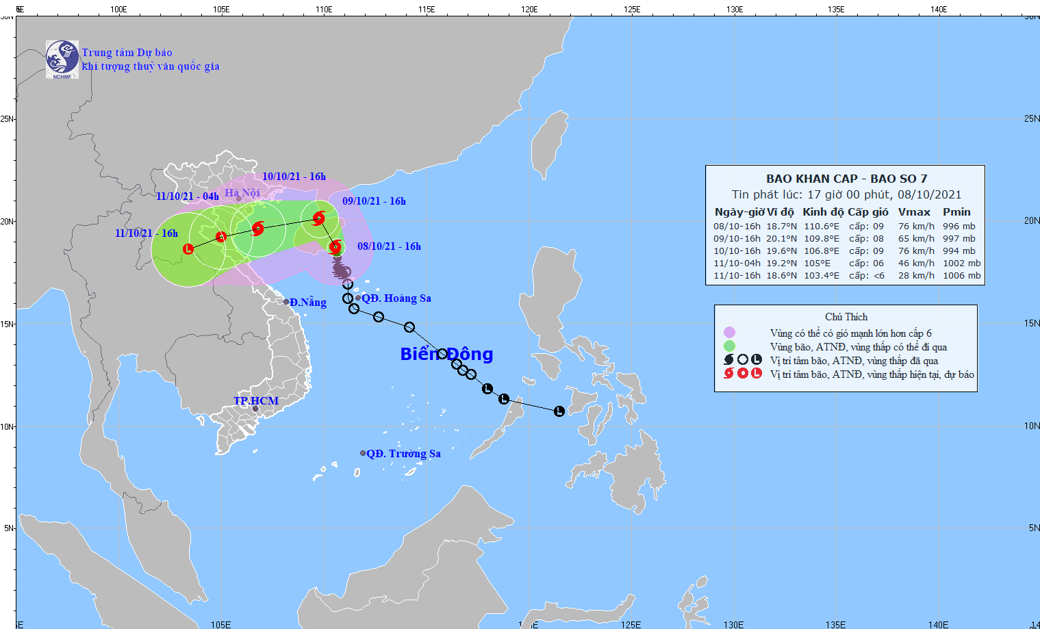 Bão số 7 đổi hướng vào Bắc bộ, Ban Chỉ đạo phòng chống thiên tai khẩn cấp lên phương án nóng - Ảnh 1.