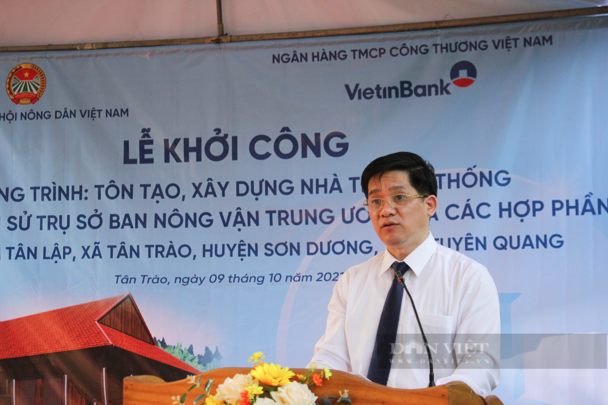 Khởi công, xây dựng Nhà truyền thống di tích lịch sử trụ sở Ban Nông vận Trung ương tại tỉnh Tuyên Quang - Ảnh 1.