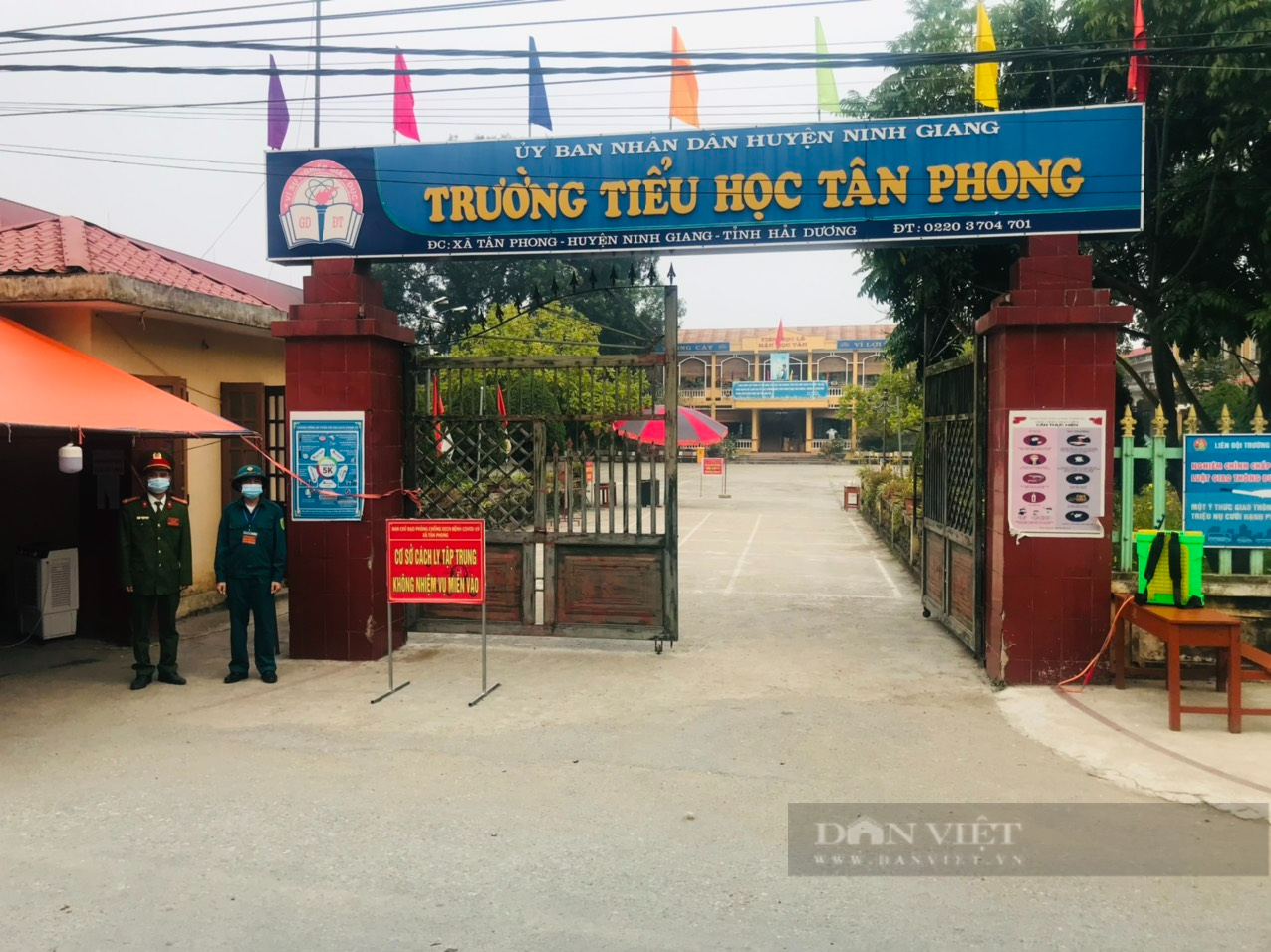 Hải Dương: Phong tỏa cứng 1 xã do xuất hiện nhiều ca nhiễm Covid-19 - Ảnh 1.