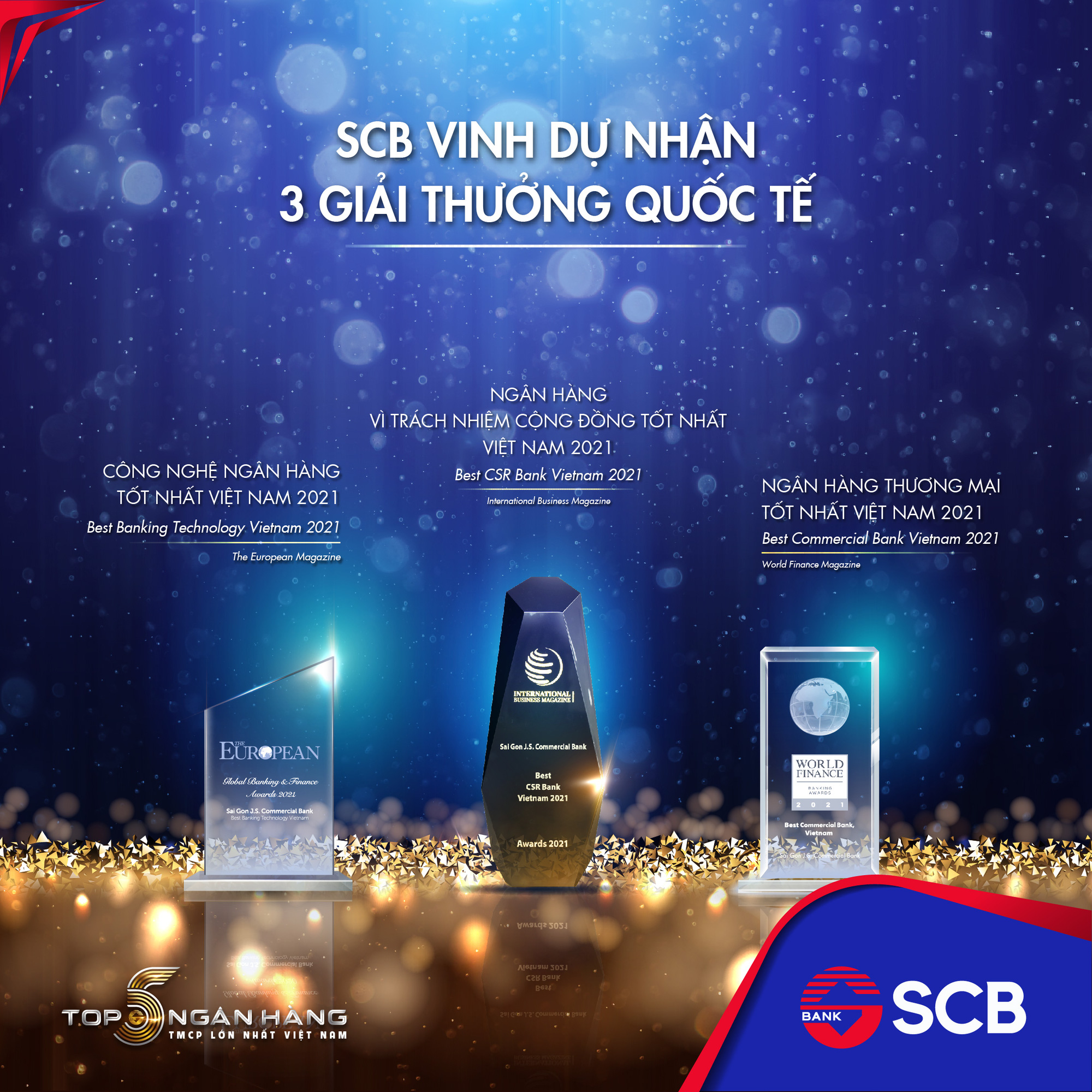 SCB nhận 3 giải thưởng quốc tế - Ảnh 1.