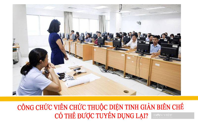 Cán bộ, công chức viên chức thuộc diện tinh giản biên chế có được tuyển dụng lại? - Ảnh 1.