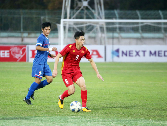 Nguyễn Hai Long đeo băng đội trưởng U23 Việt Nam đấu Myanmar - Ảnh 1.