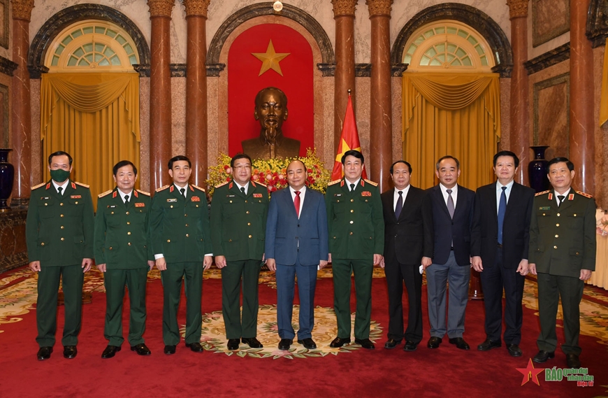 Thứ trưởng Bộ Quốc phòng Phạm Hoài Nam được thăng hàm Thượng tướng trước thời hạn - Ảnh 3.
