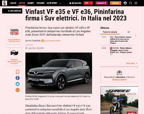 Báo Italy gọi VinFast là hãng xe tạo nên cuộc “cách mạng” - Ảnh 2.