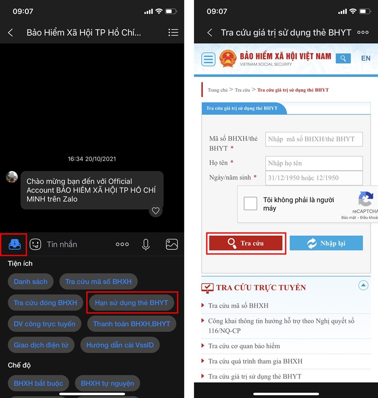 Mẹo giúp tra cứu CCCD gắn chip, BHYT, BHTN trên Zalo đơn giản, thuận tiện - Ảnh 7.