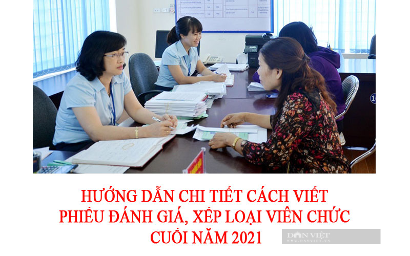 Hướng dẫn chi tiết cách viết phiếu đánh giá, xếp loại chất lượng viên chức cuối năm 2021 - Ảnh 2.