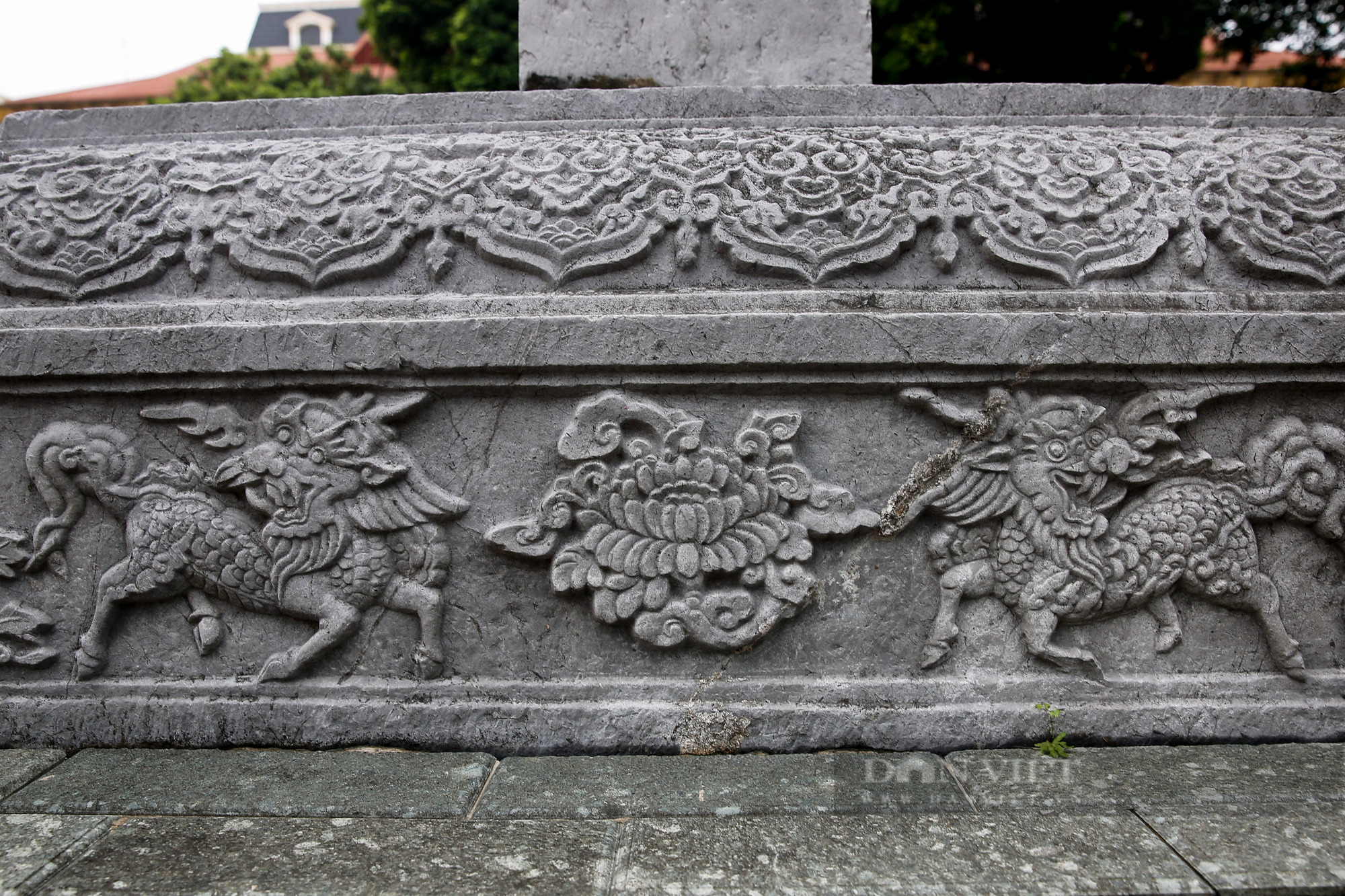Cận cảnh Bảo vật quốc gia: Bia điện Nam Giao - đàn tế trời đất của Thăng Long xưa - Ảnh 4.