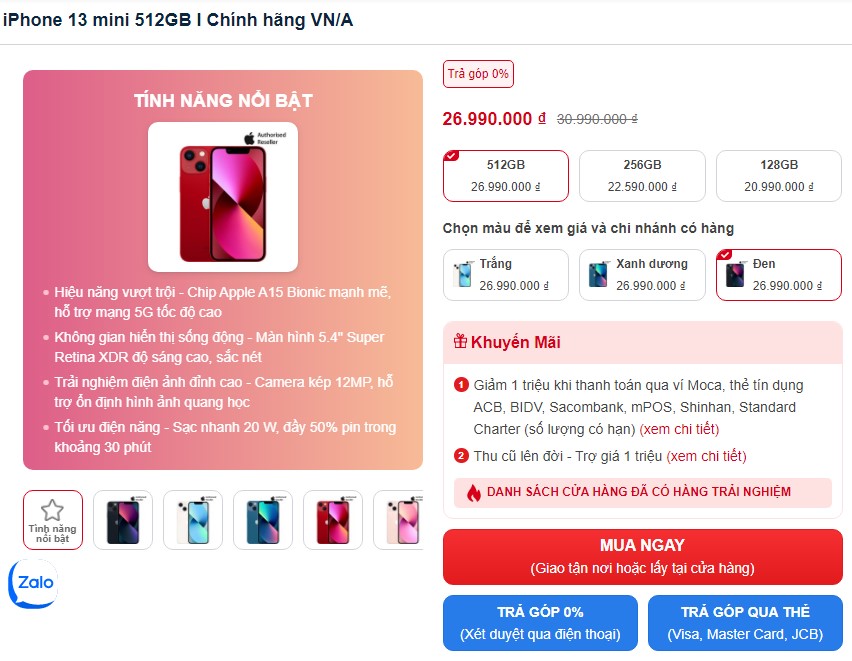 iPhone 13 giảm giá mạnh tại Việt Nam - Ảnh 1.