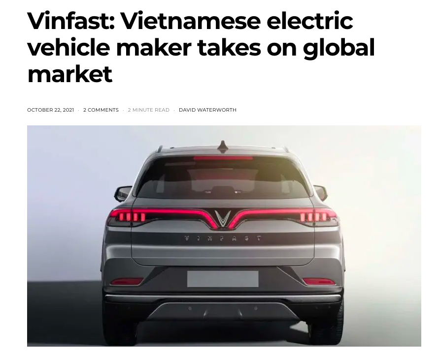 Báo quốc tế: VinFast từ kẻ đến sau đến người tiên phong trên hành trình xe điện - Ảnh 4.