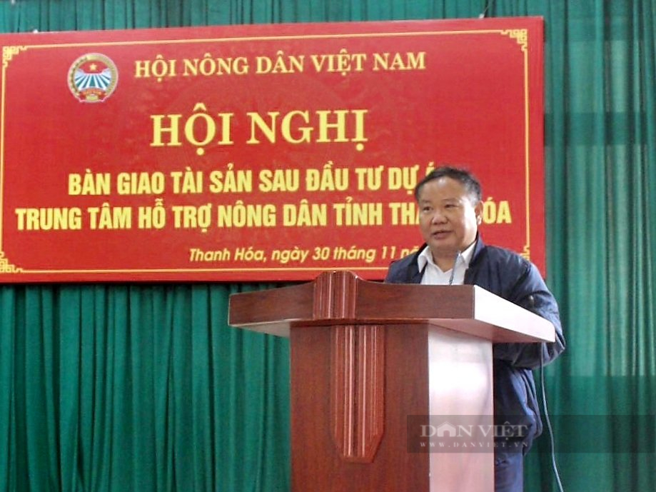Trung ương Hội Nông dân Việt Nam bàn giao tài sản sau dự án Trung tâm Hỗ trợ nông dân tỉnh Thanh Hóa - Ảnh 2.