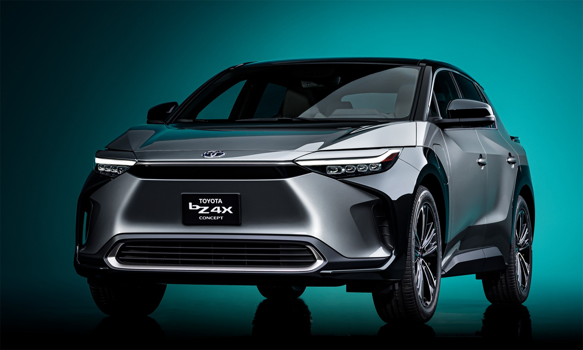 Toyota bZ4X - SUV nhỏ gọn, vô lăng thiết kế kiểu máy bay - Ảnh 2.