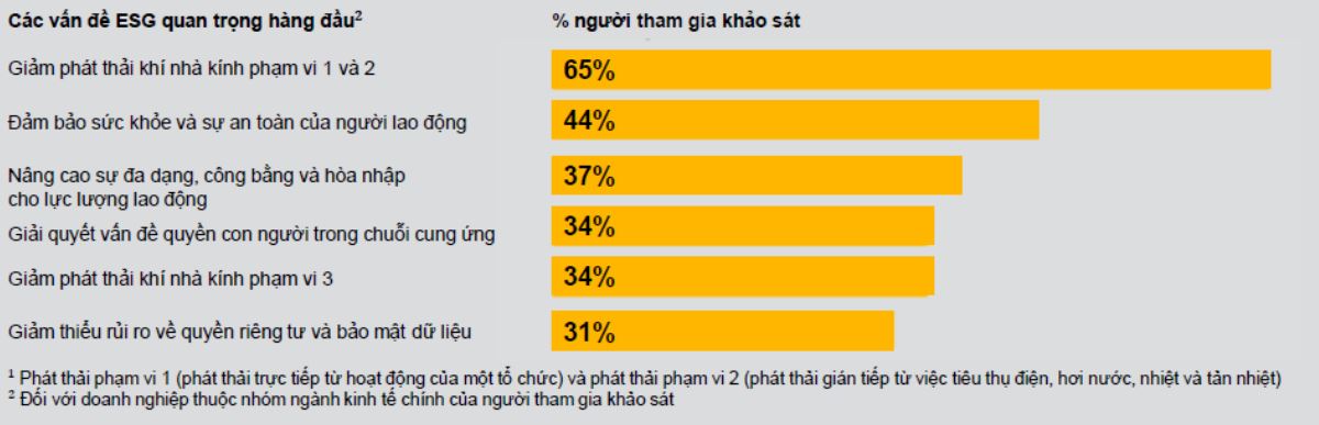 Môi trường, xã hội và quản trị sẽ là ưu tiên hàng đầu của các nhà đầu tư  - Ảnh 3.