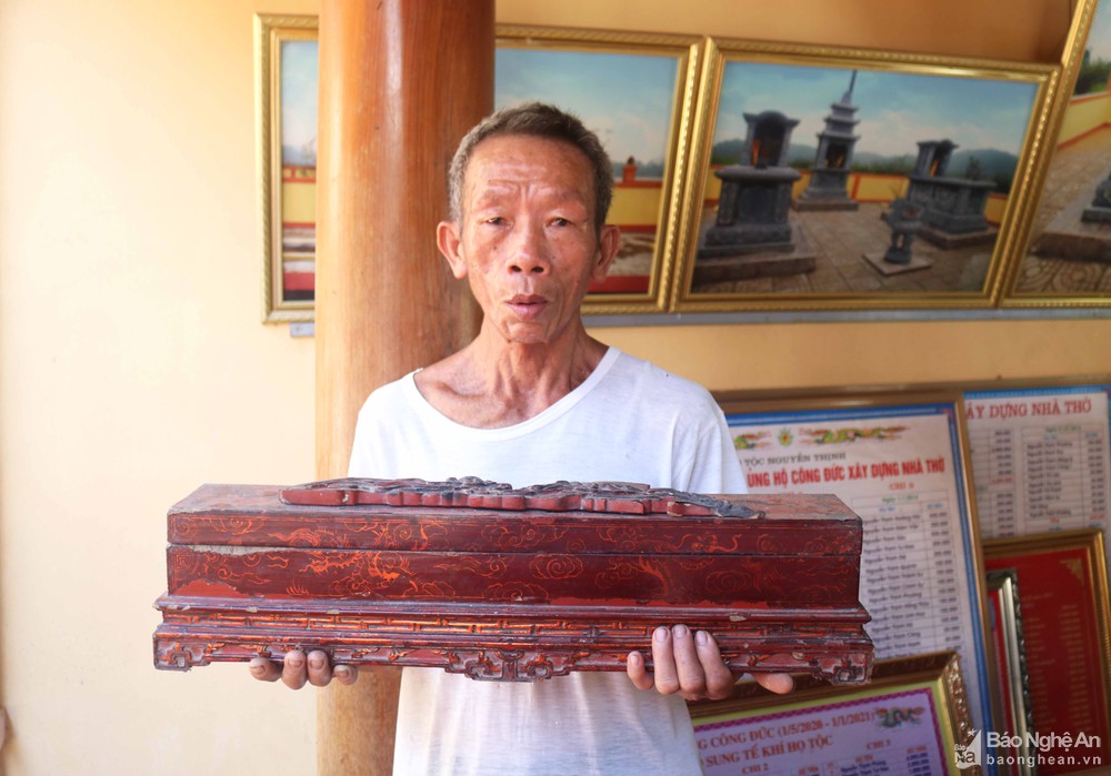 Độc đáo nhà thờ họ Nguyễn Thịnh đại tôn ở Nghệ An lưu giữ 11 sắc phong cổ quý hiếm - Ảnh 2.
