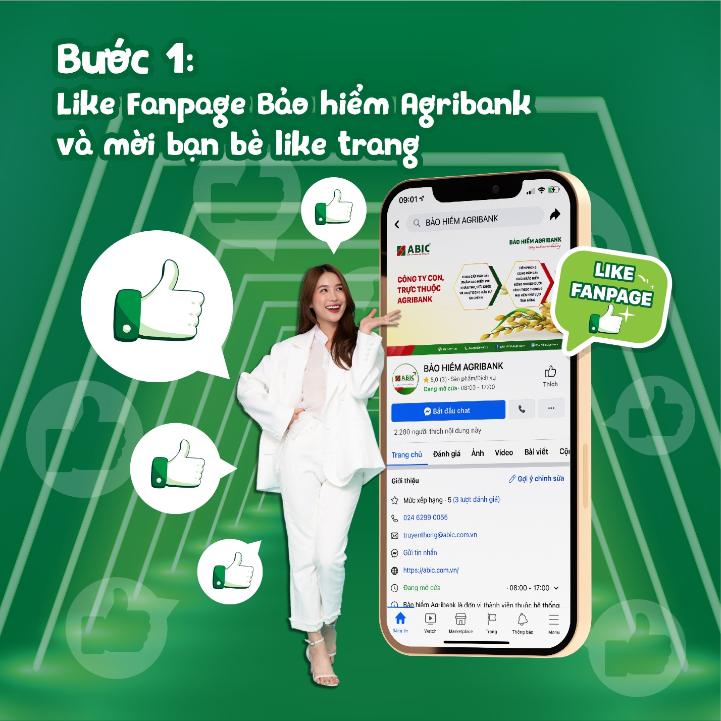 Like liền tay - Quà trao ngay cùng Bảo hiểm Agribank - Ảnh 1.