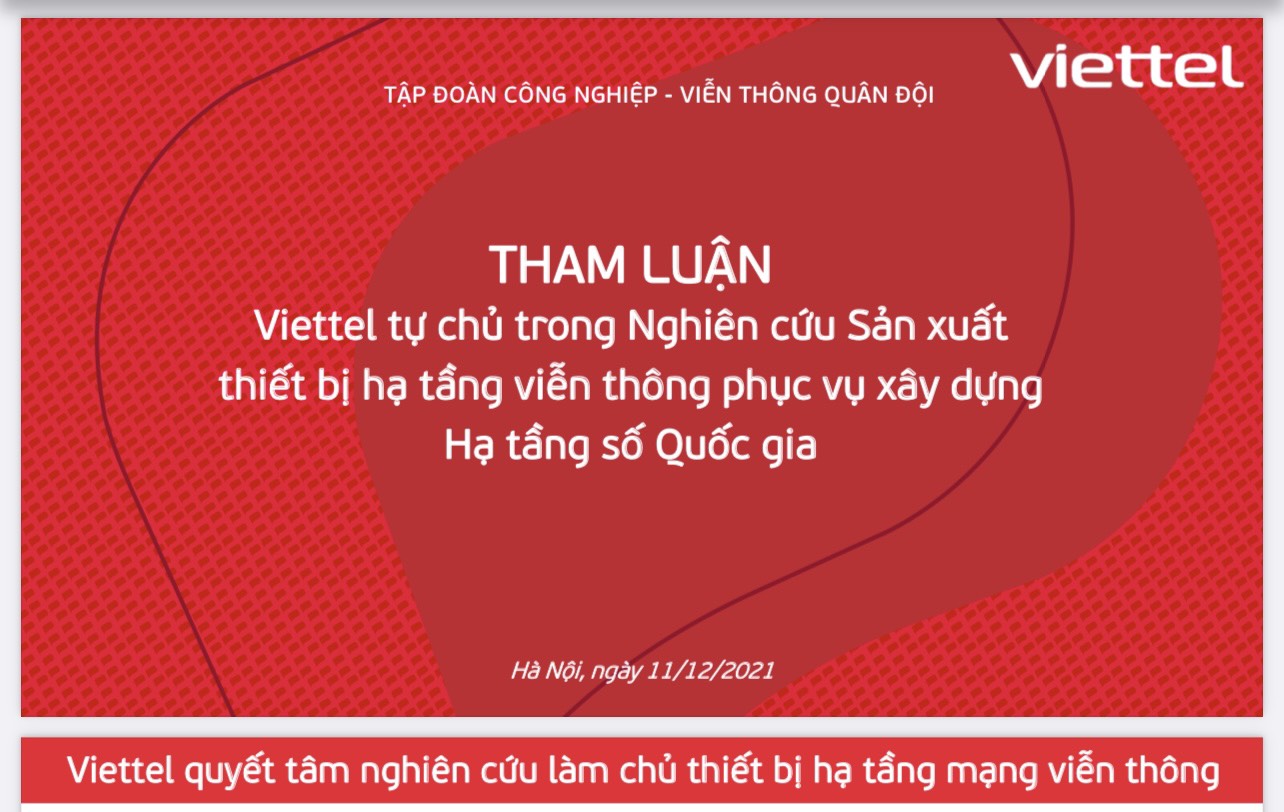 Ông Lê Đăng Dũng: &quot;Viettel tự chủ trong nghiên cứu sản xuất thiết bị hạ tầng viễn thông&quot; - Ảnh 1.