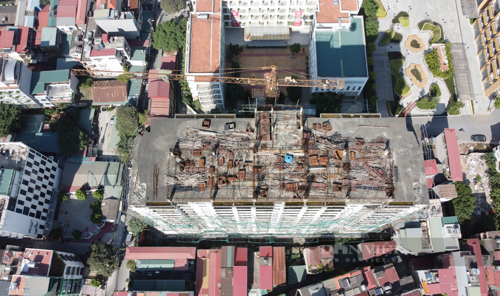 Cận cảnh dự án cao ốc 16 tầng bỏ hoang khiến người dân sống bất an giữa lòng Hà Nội - Ảnh 5.