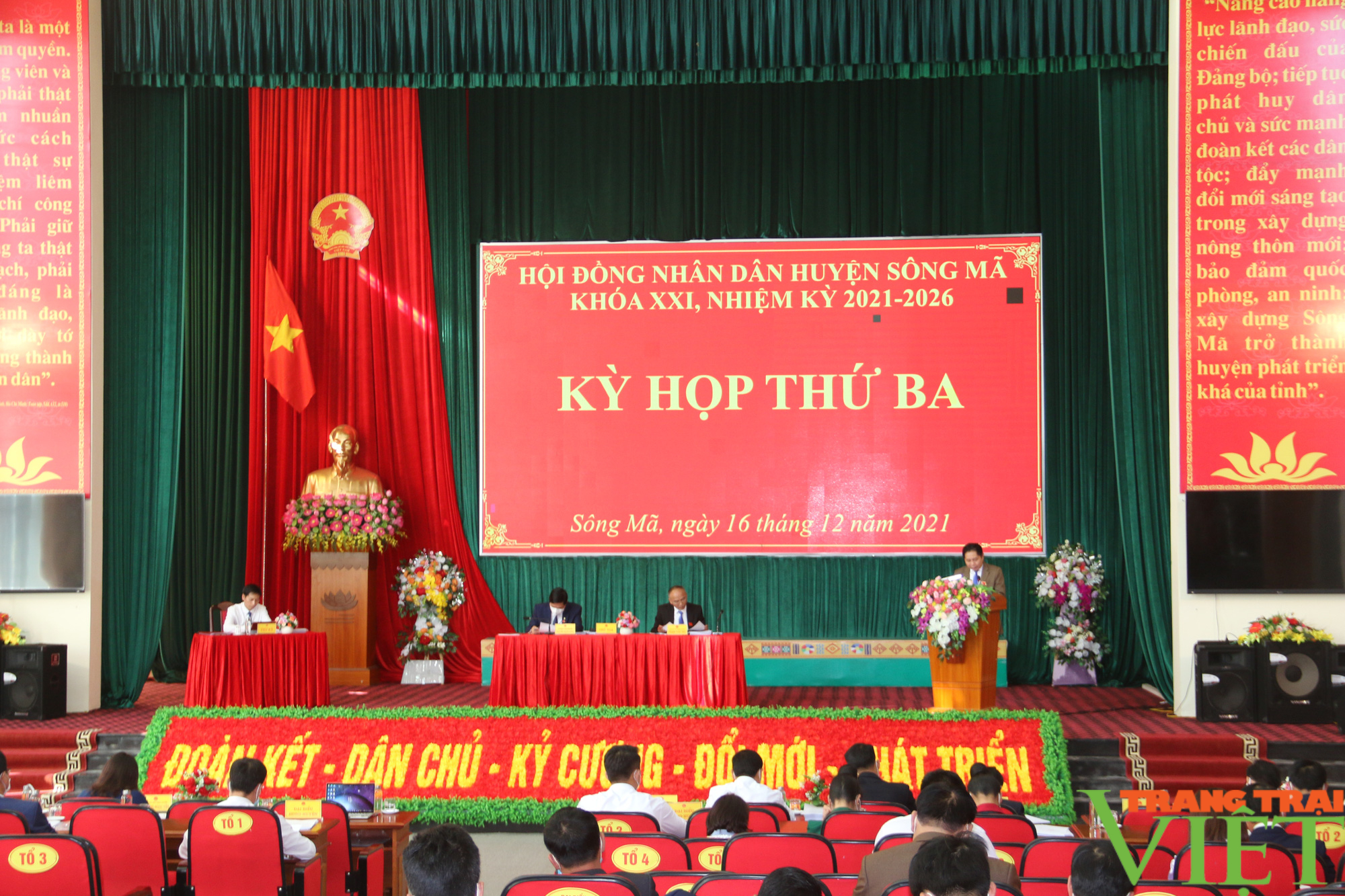 HĐND huyện Sông Mã (Sơn La): Tổ chức kỳ họp thứ 3, khoá XXI,  nhiệm kỳ 2021 – 2026 - Ảnh 7.