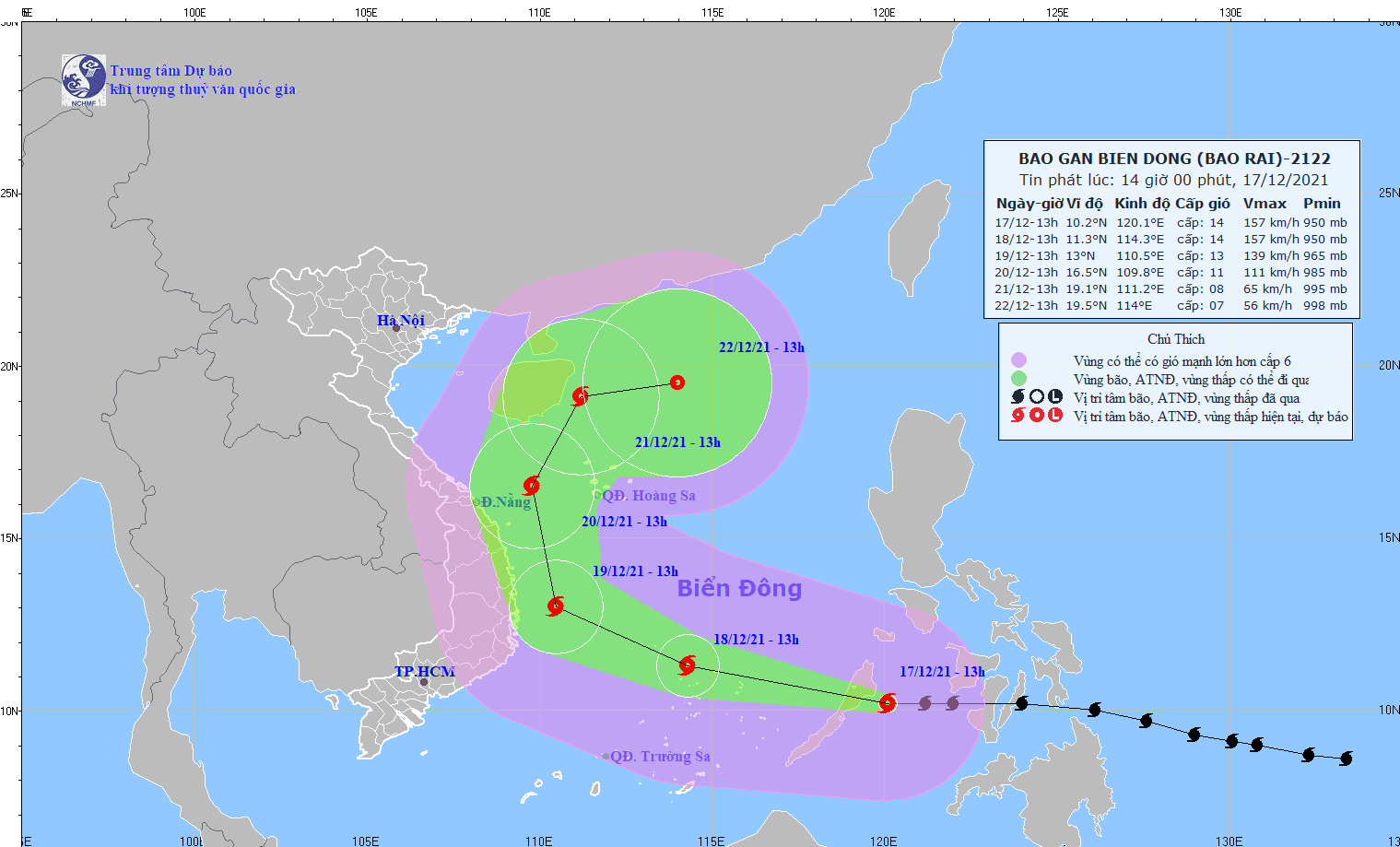MỚI NHẤT: Siêu bão RAI đã ở ngay cạnh biển Đông, Ban chỉ đạo phòng chống thiên tai lên 2 kịch bản gấp - Ảnh 1.