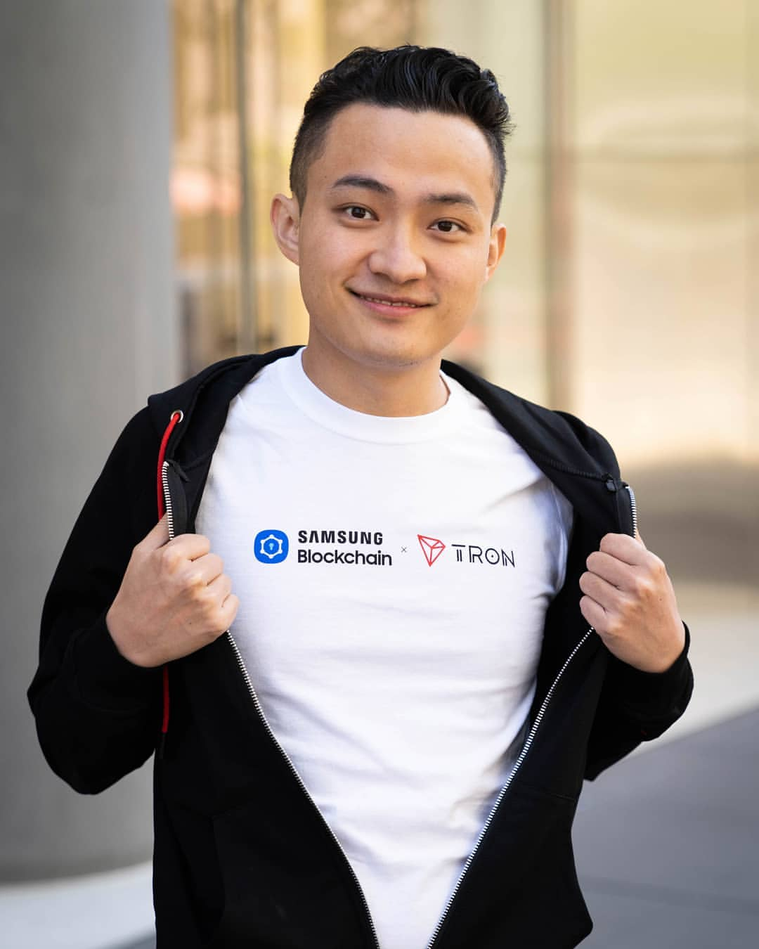 Justin Sun là một doanh nhân trẻ được sinh ra tại Thanh Hải, Trung Quốc trong một gia đình khá giả và tri thức. Ảnh: @AFP.
