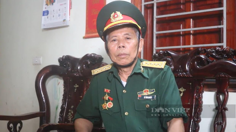 Đại úy Lê Văn Quyết, cựu chiến binh Kháng chiến chống Mỹ