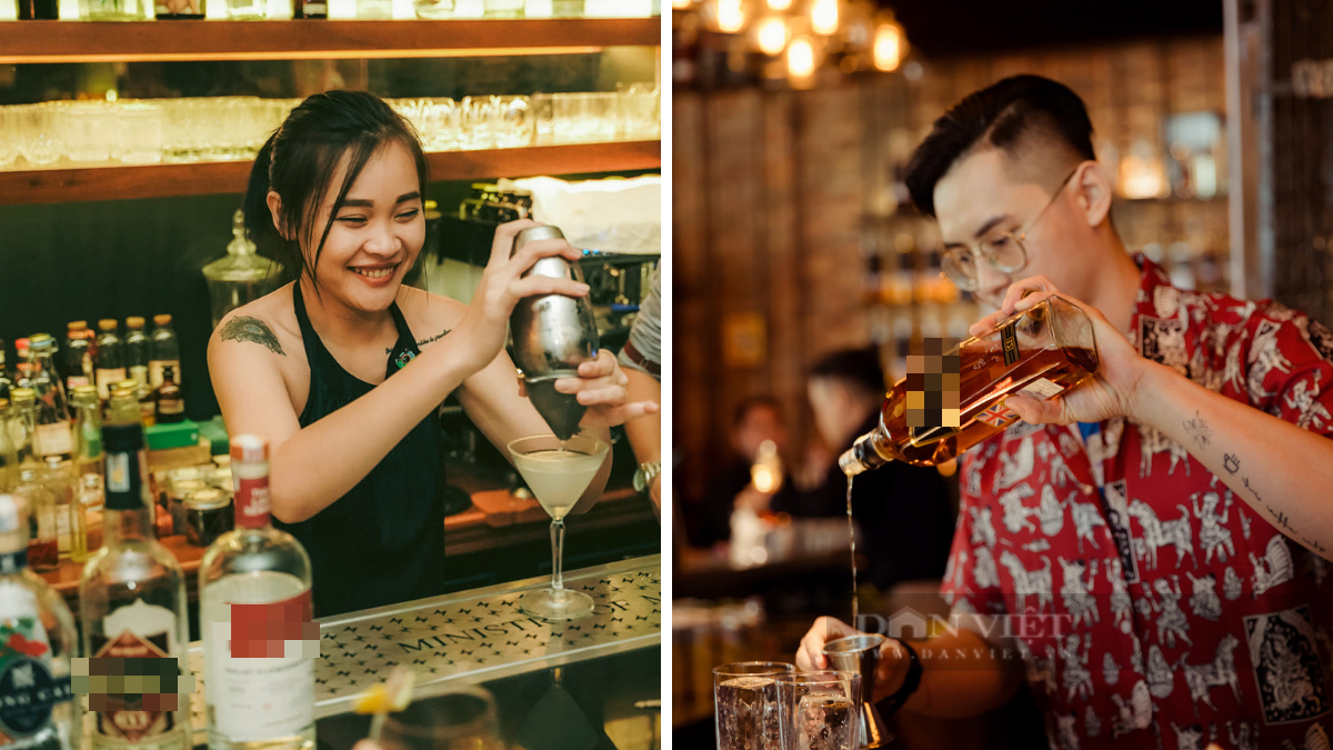 Quyên và Nam hiện tài đang là bartender ở Sài Gòn