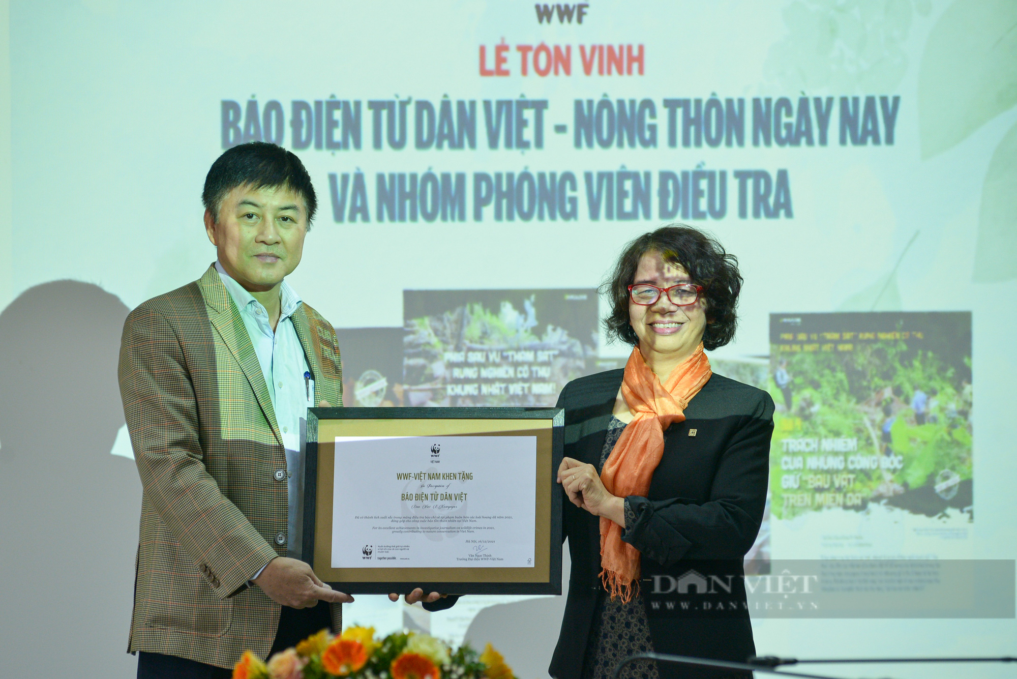 Ảnh: Báo Nông thôn Ngày nay/Dân Việt được tôn vinh trong mảng điều tra báo chí về tội phạm các loài hoang dã năm 2021 - Ảnh 5.