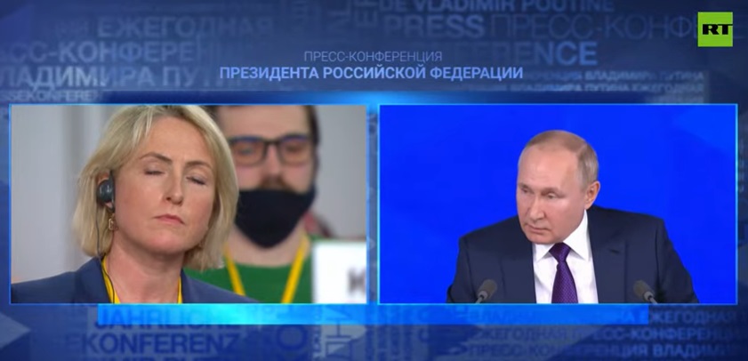 Trực tiếp: Putin bất ngờ tổ chức họp báo với 500 phóng viên giữa lúc đối đầu với phương Tây về Ukraine - Ảnh 5.