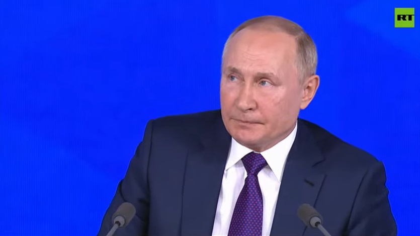 Trực tiếp: Putin bất ngờ tổ chức họp báo với 500 phóng viên giữa lúc đối đầu với phương Tây về Ukraine - Ảnh 1.