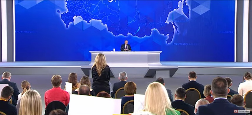 Trực tiếp: Putin bất ngờ tổ chức họp báo với 500 phóng viên giữa lúc đối đầu với phương Tây về Ukraine - Ảnh 18.