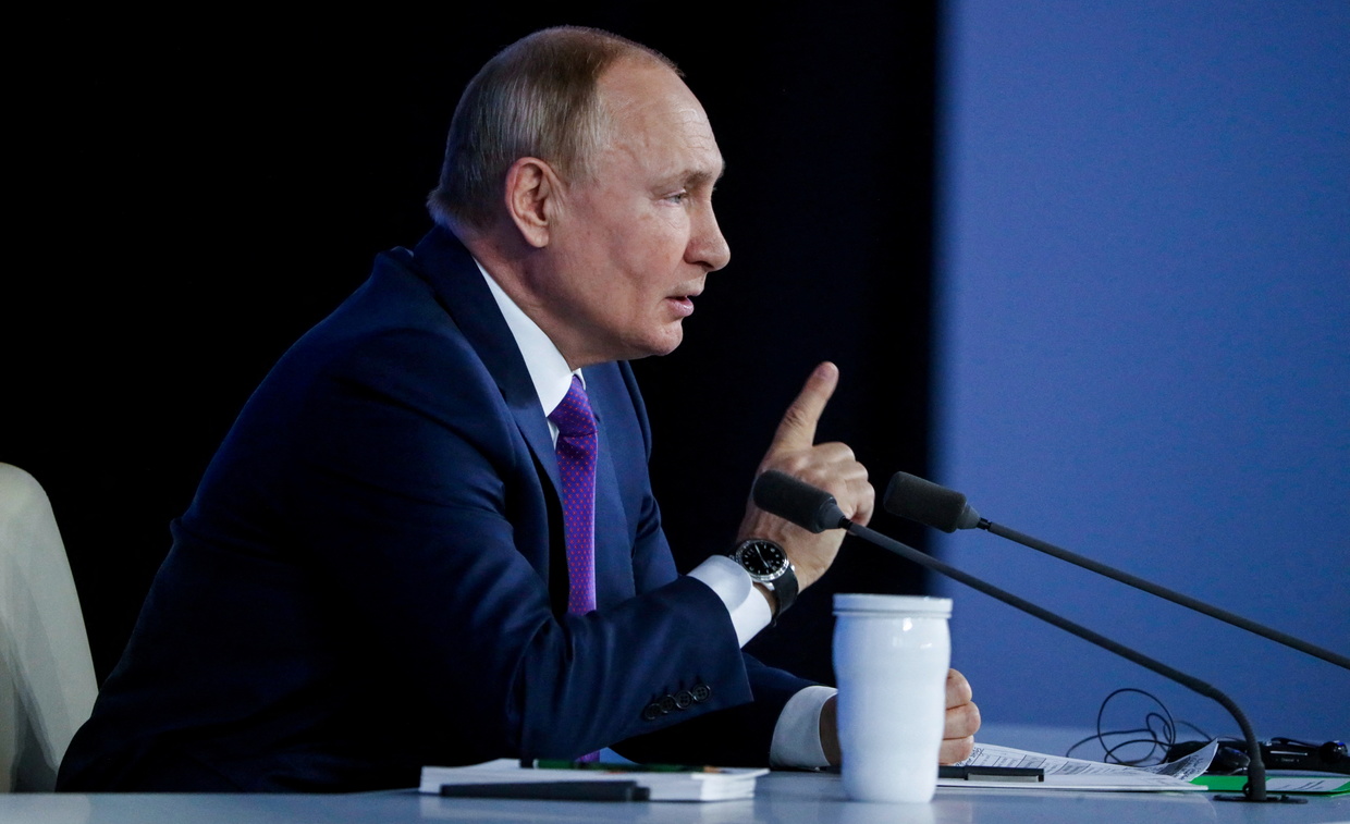 [TRỰC TIẾP] Họp báo của Putin: Nga muốn quan hệ hòa bình với Ukraine, nhưng... - Ảnh 1.