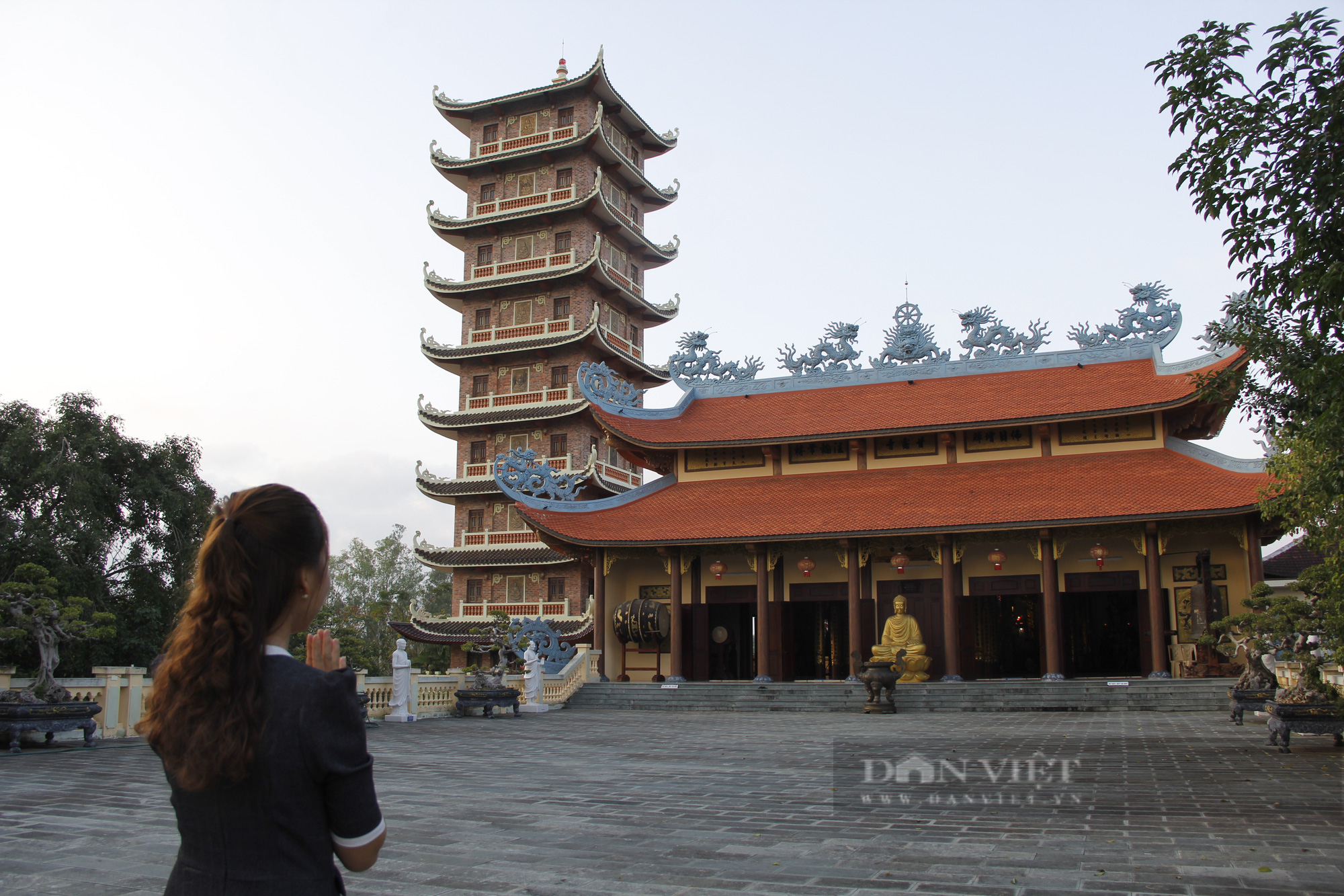 Chùa Cam Lộ ở tỉnh Quảng Trị có bảo tháp thờ Phật và Xá lợi Phật ...