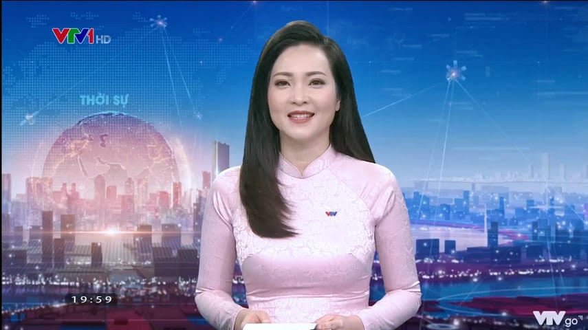 Nhan sắc xinh đẹp của người thay thế BTV Hoài Anh dẫn Thời sự VTV - Ảnh 1.