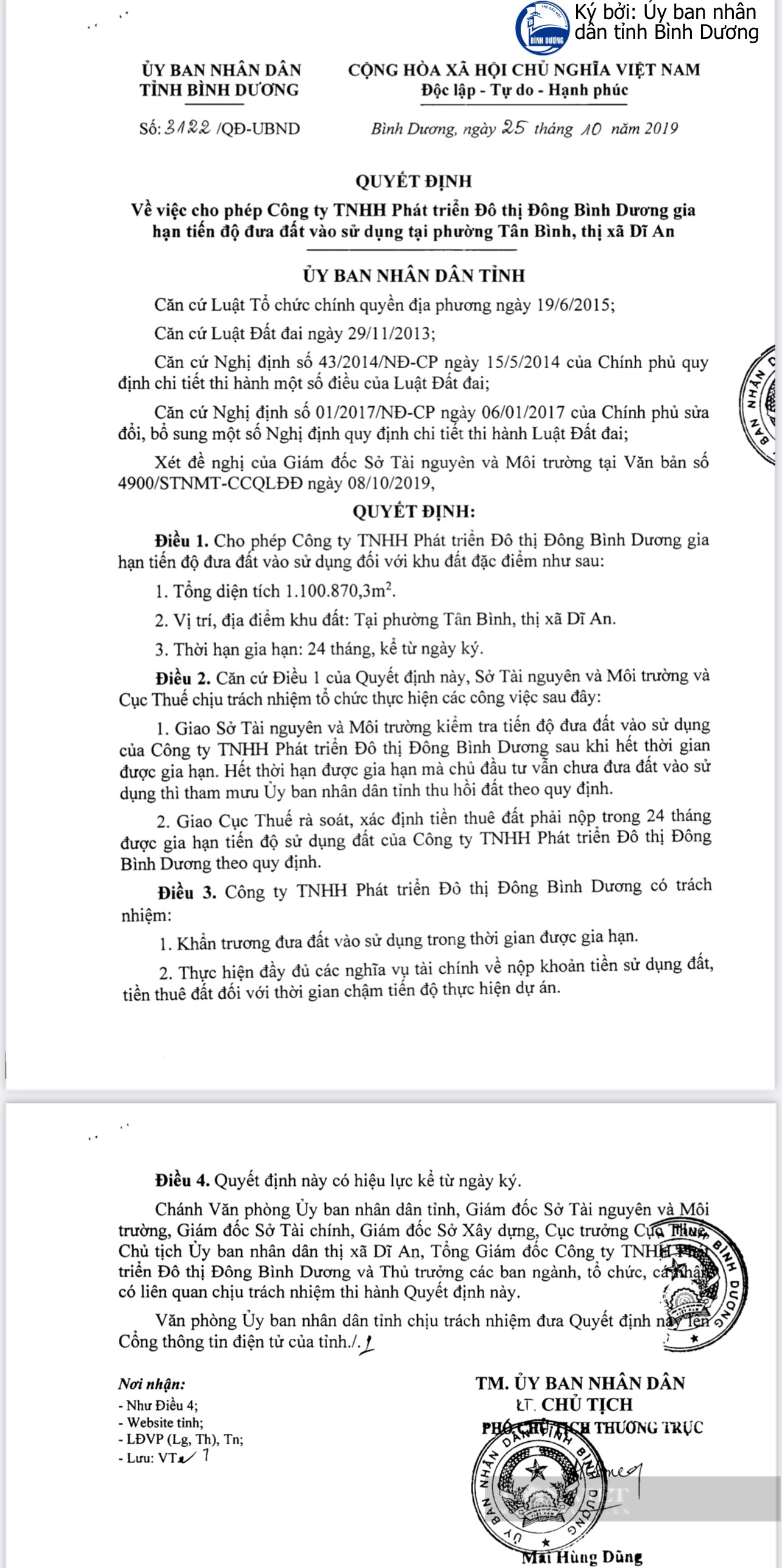 Dự án Đông Bình Dương đã quá hạn đưa đất vào sử dụng, có bị thu hồi? - Ảnh 2.