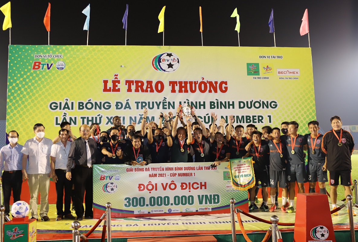 Becamex Bình Dương vô địch giải bóng đá BTV – Cup Number 1 lần thứ 21 - Ảnh 1.