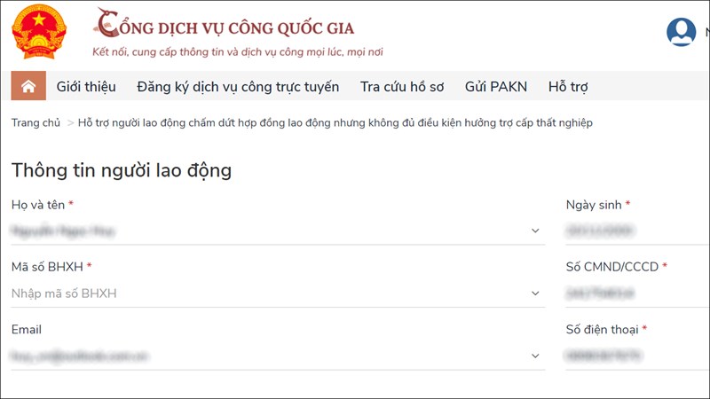 3 cách đăng ký nhận tiền trợ cấp thất nghiệp online đơn giản - Ảnh 8.