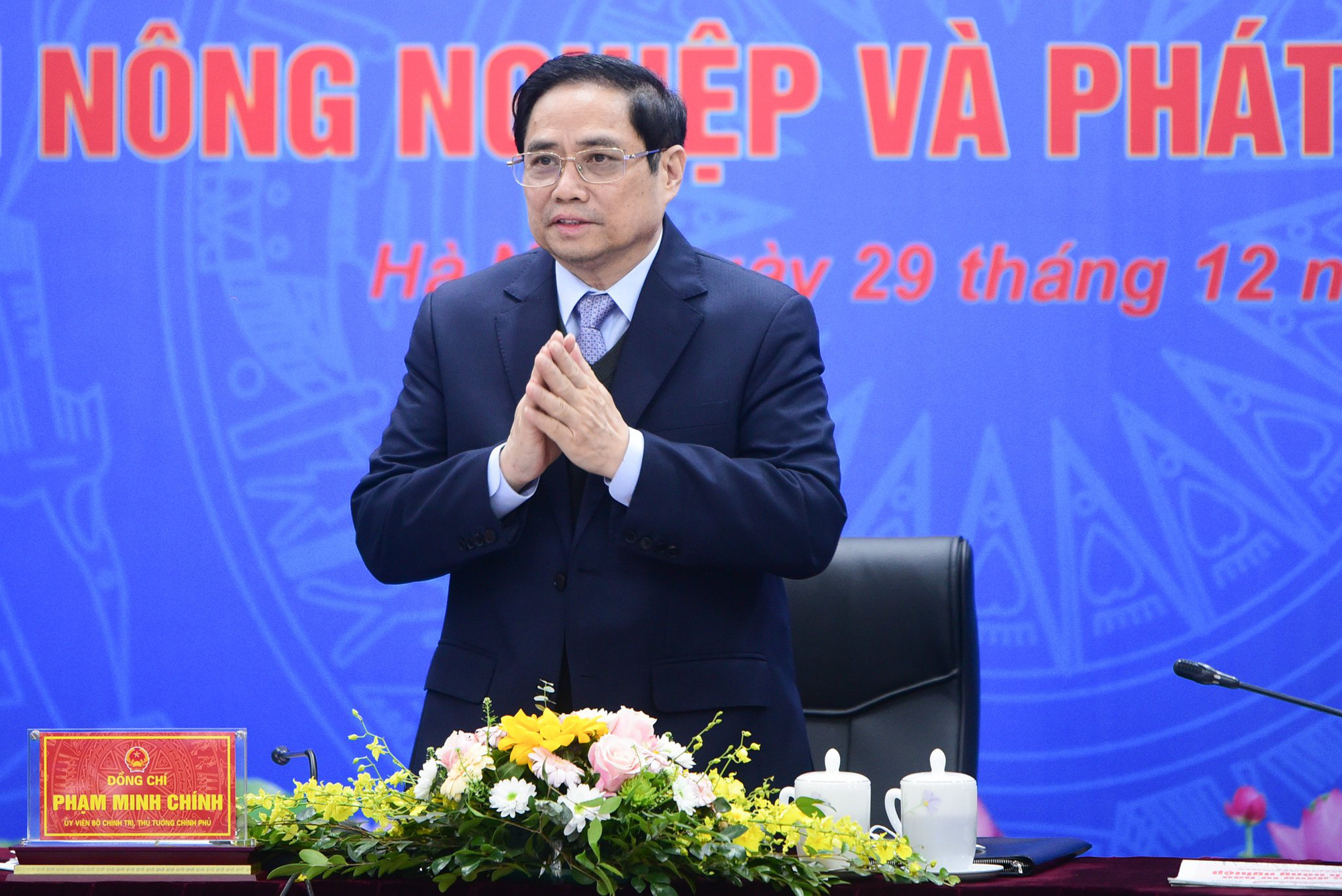 Thủ tướng Phạm Minh Chính dự Hội nghị tổng kết ngành nông nghiệp năm 2021, năm của những kỷ lục mới - Ảnh 1.