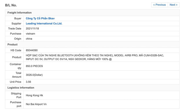 Xôn xao thông tin hộp sạc tai nghe AirB của BKAV có xuất xứ Trung Quốc, giá rẻ bất ngờ - Ảnh 2.