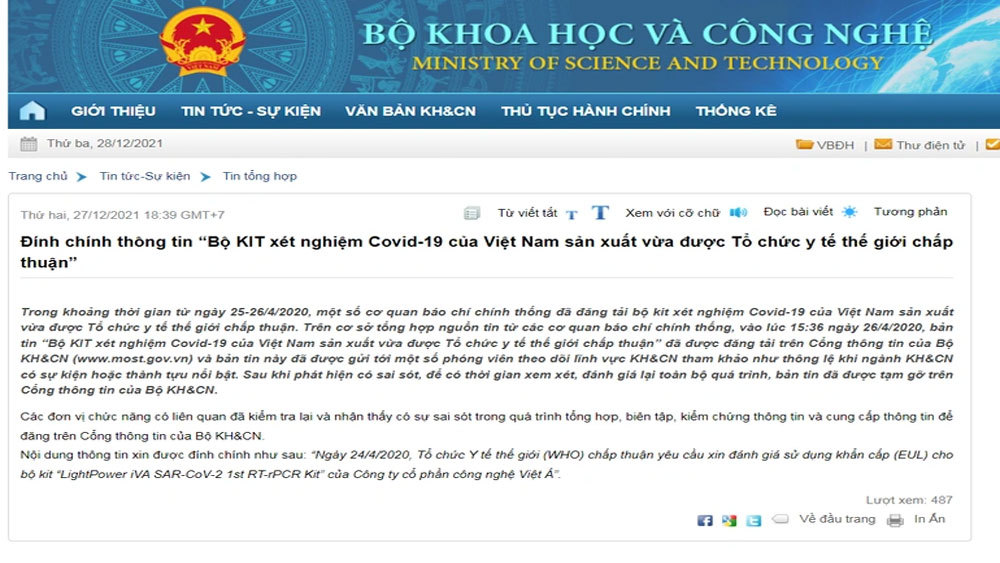 Phó Vụ trưởng Bộ Khoa học Công nghệ vừa bị khởi tố đã ca ngợi kit test Việt Á thế nào? - Ảnh 1.