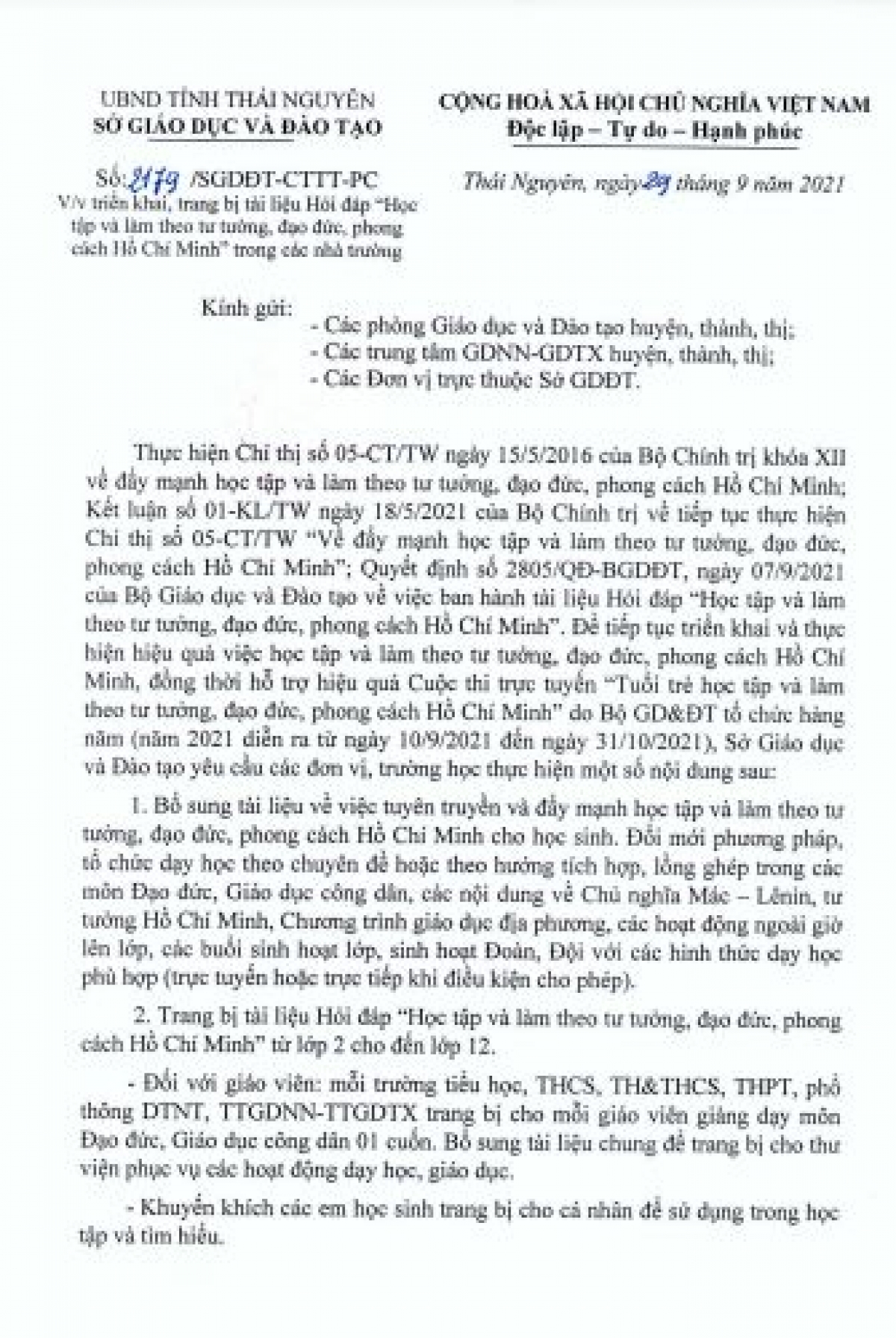 Sở GD-ĐT gửi công văn khuyến khích HS lớp 2 mua sách gần 300 trang về tư tưởng Hồ Chí Minh - Ảnh 3.