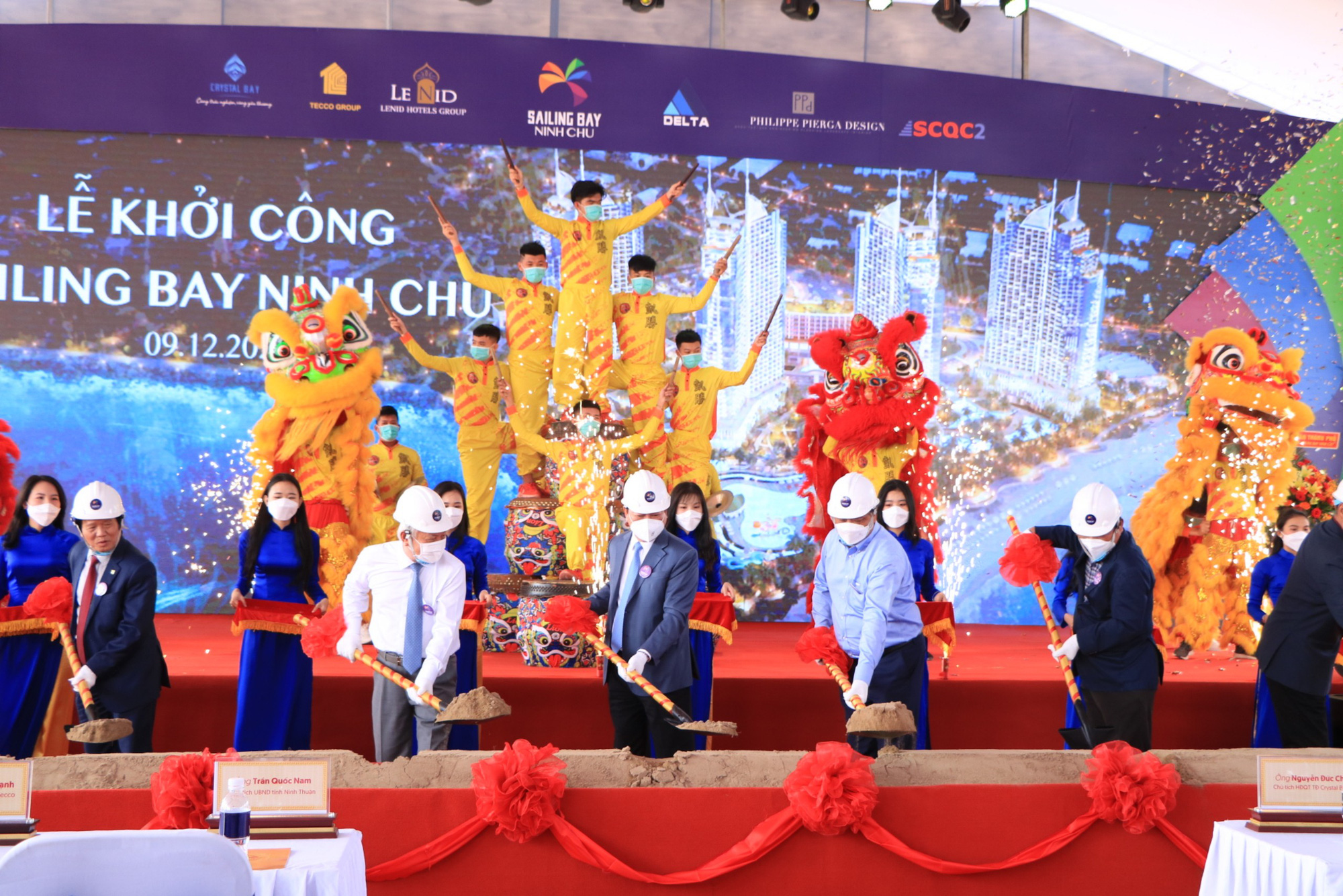 Dự án Sailing Bay Ninh Chữ tổng mức đầu tư 4.779 tỷ đồng chính thức khởi công  - Ảnh 1.