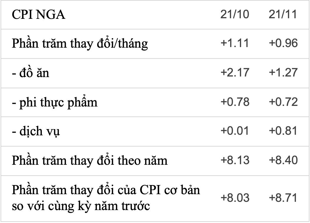 Lạm phát hàng năm của Nga chạm 8,4%, cao nhất trong 5 năm - Ảnh 1.